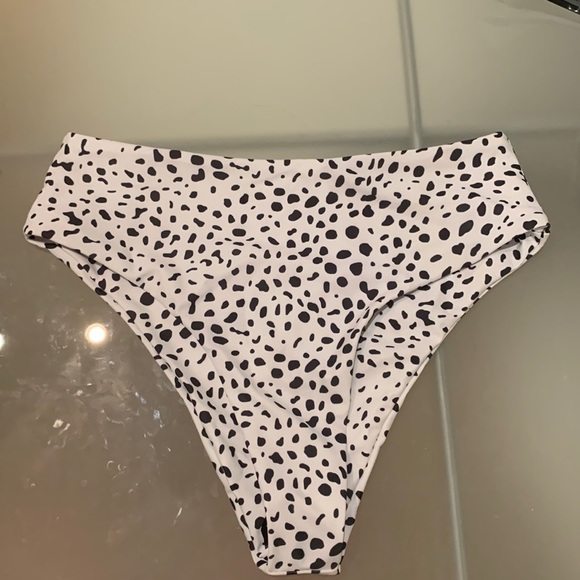 Zaful medium Black and White Bikini Bottom